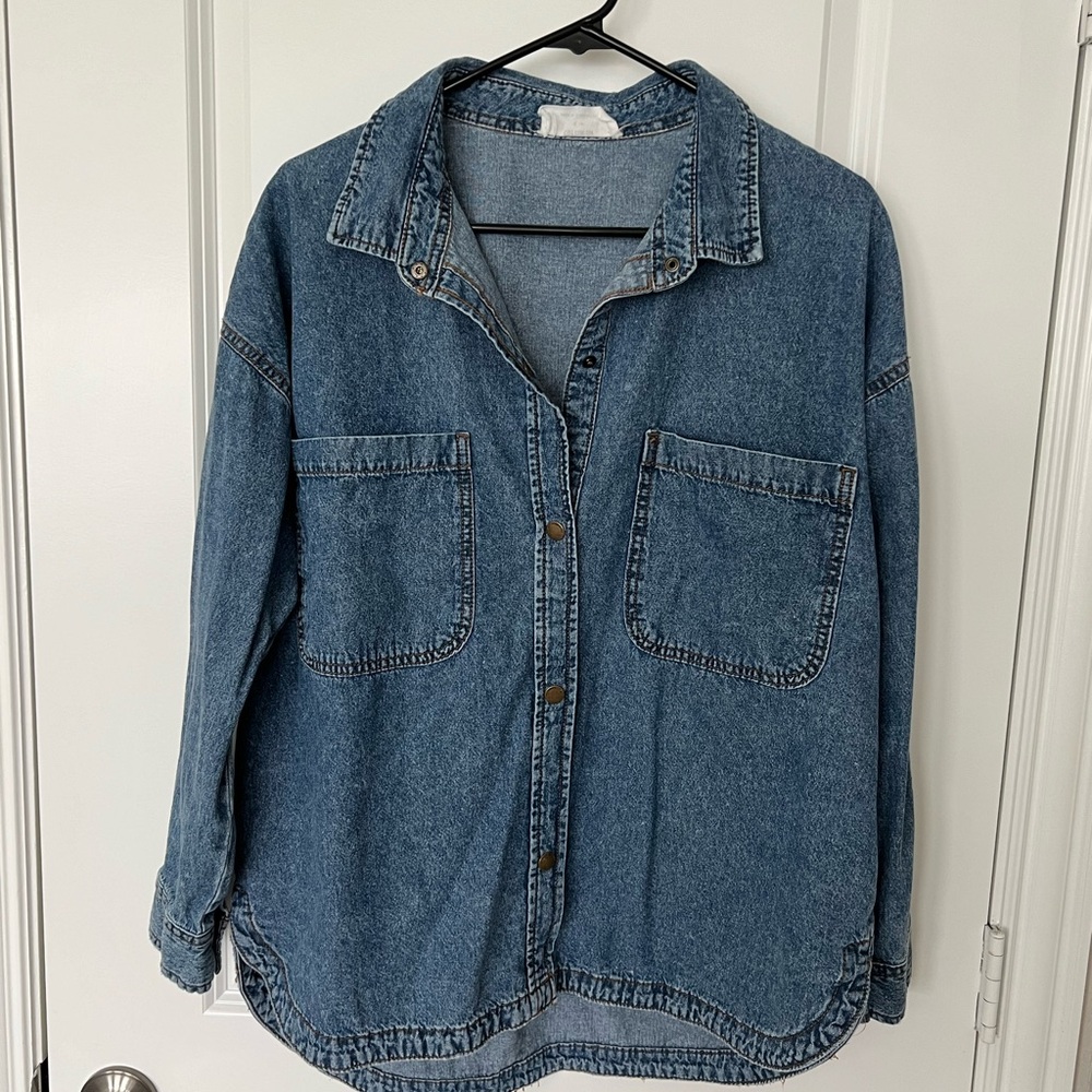Cotton On Denim Oversized Shirt